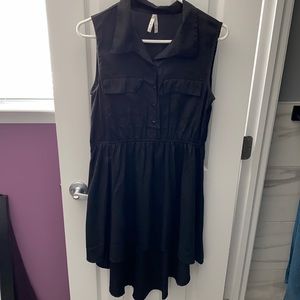 Women’s all black size medium sleeveless dress